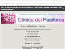 Tablet Screenshot of papiloma.org